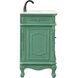 Danville 42 X 21 X 36 inch Vintage Mint Vanity Sink Set