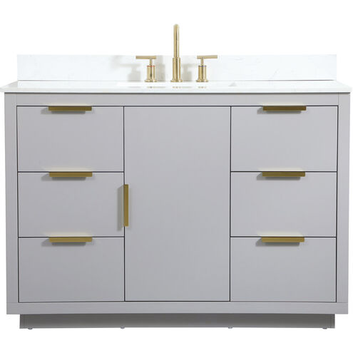 Blake 48 X 22 X 34 inch Grey Vanity Sink Set