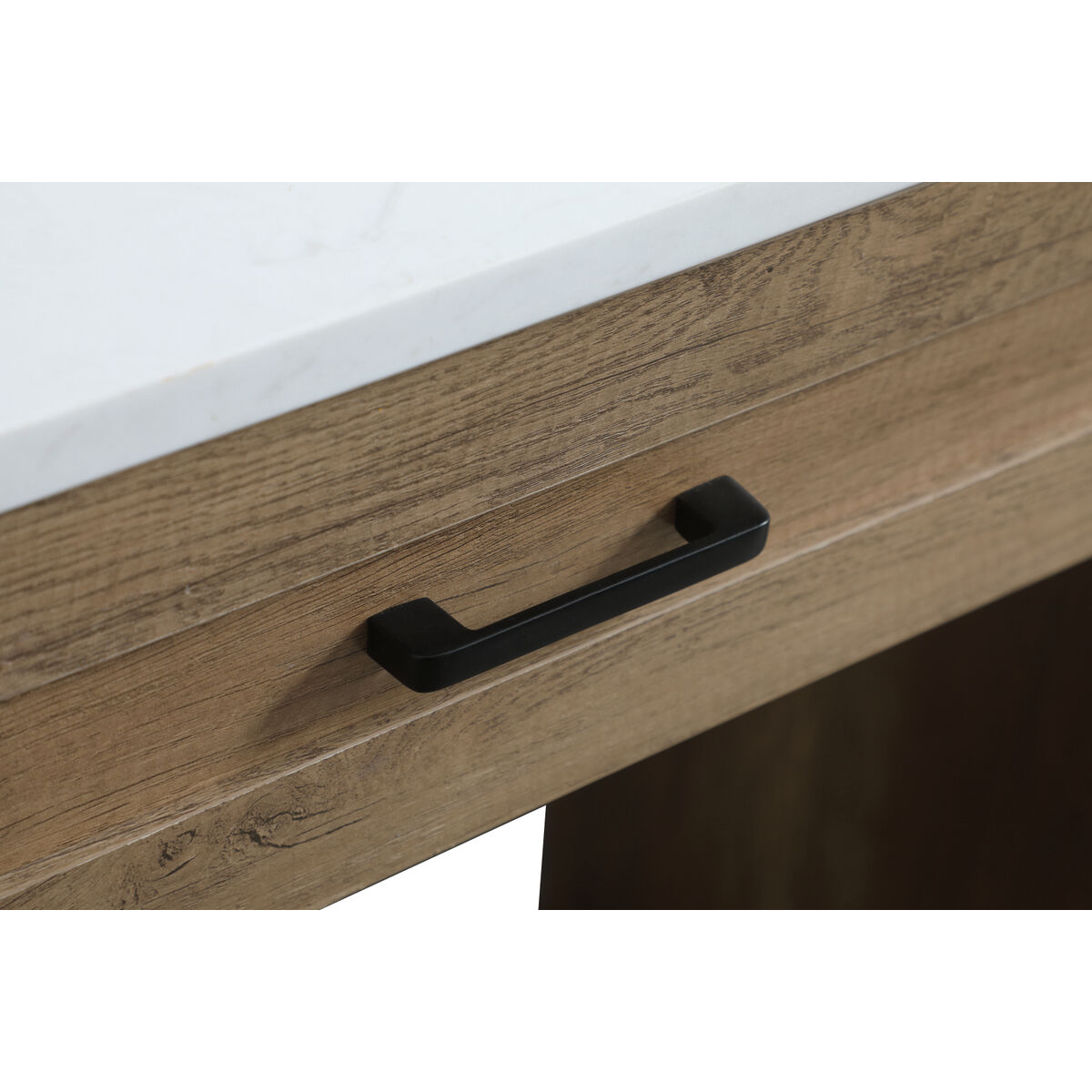 Cooper 60 X 19 X 34 inch Natural Oak Vanity Sink Set