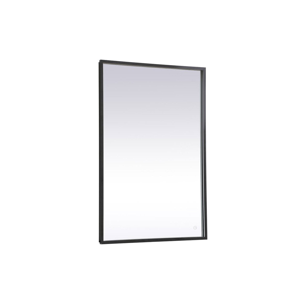 Pier 30 X 27 inch Black LED Mirror