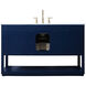 Larkin 54 X 22 X 34 inch Blue Vanity Sink Set