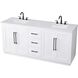 Chase 72 X 34 inch White Bathroom Vanity Cabinet