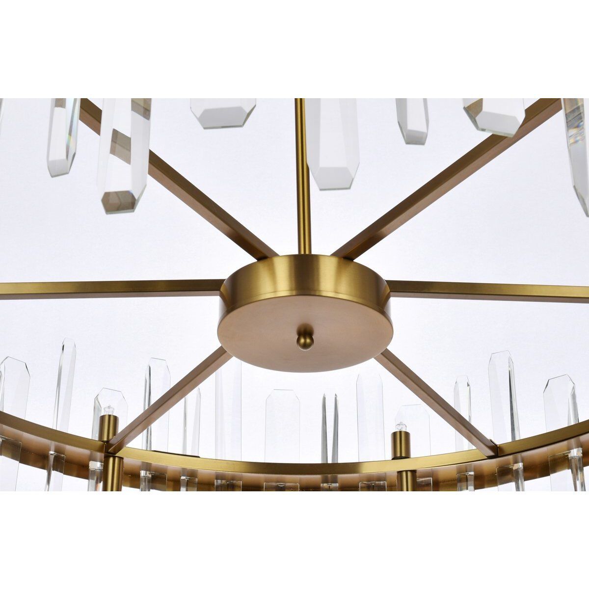 Serena 16 Light 36 inch Satin Gold Chandelier Ceiling Light
