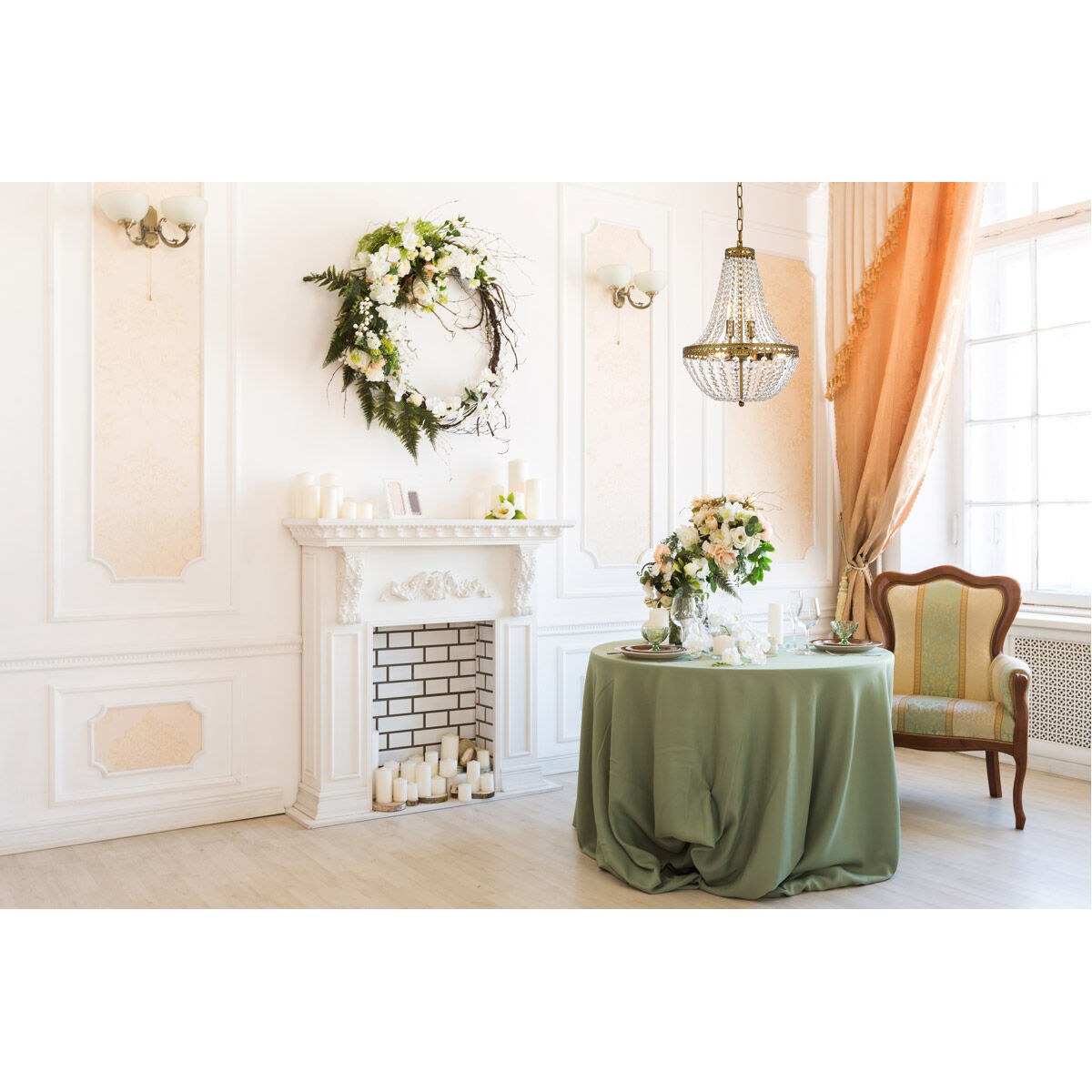 Valeria 5 Light 14 inch Brass Pendant Ceiling Light