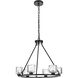 Cadence 6 Light 26 inch Black Chandelier Ceiling Light