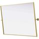 Amoura 48 X 30 inch Brass Mirror