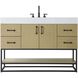 Caroline 48 X 34 inch Honey Brown Bathroom Vanity Cabinet
