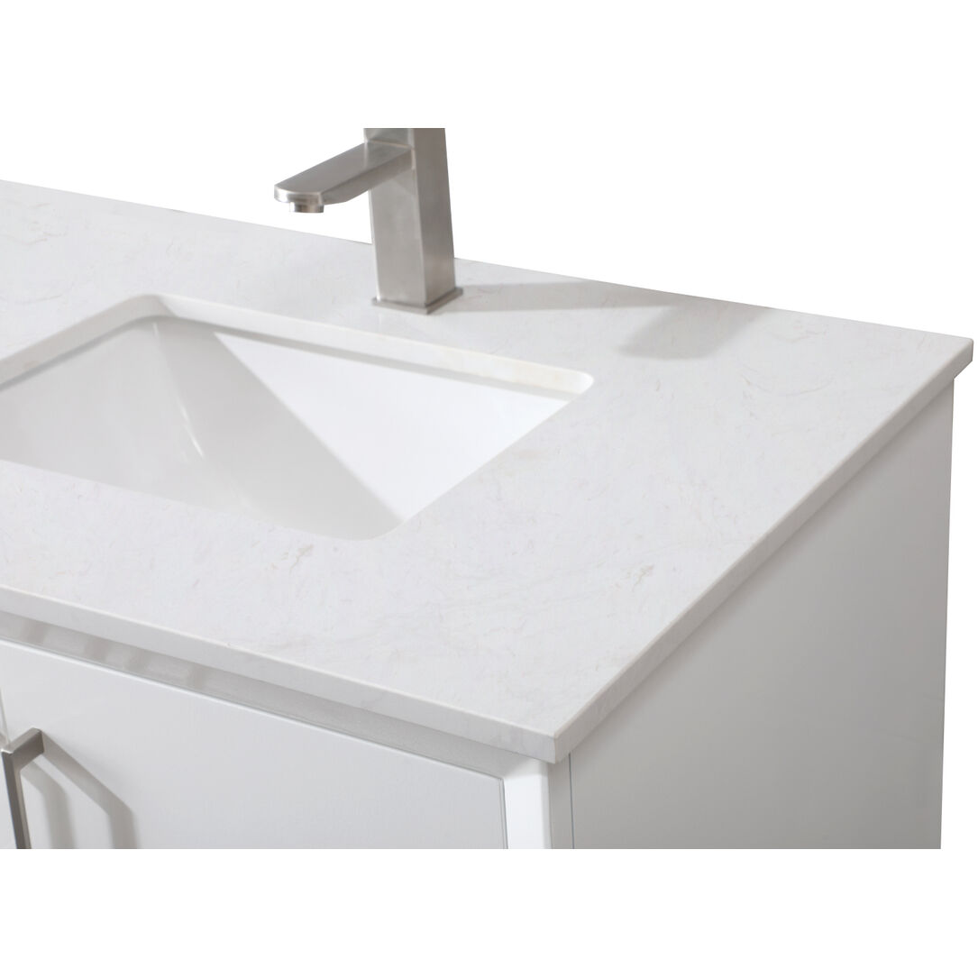 Hayes 72 X 22 X 35 inch White Vanity Sink Set