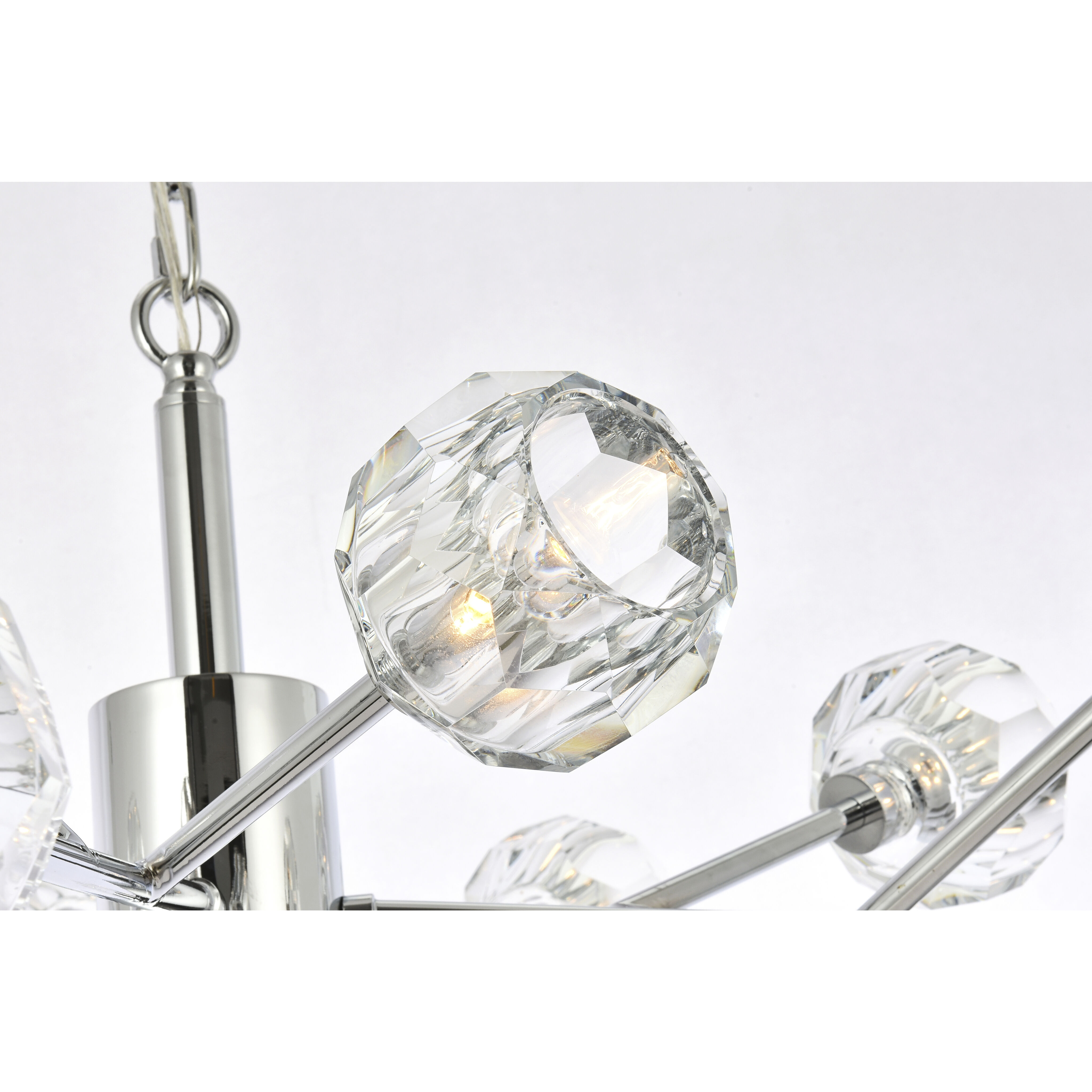 Graham 12 Light 35 inch Chrome Pendant Ceiling Light