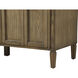 Park Avenue 60 X 22 X 35 inch Driftwood Vanity Sink Set