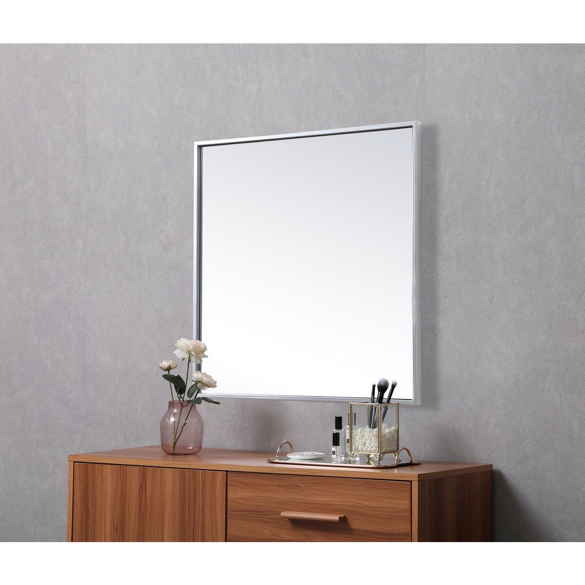 Eternity 24 X 24 inch Silver Vanity Mirror