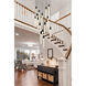 Weston 16 Light 30 inch Black Pendant Ceiling Light