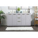 Blake 60 X 22 X 34 inch Grey Vanity Sink Set