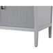 Blakely 54 X 34 inch Grey Bathroom Vanity Cabinet