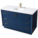 Hayes 54 X 22 X 35 inch Blue Vanity Sink Set