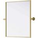 Amoura 24 X 20 inch Brass Mirror