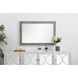 Colette 42 X 28 inch Chevron Wall Mirror