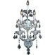Maria Theresa 5 Light 12 inch Chrome Wall Sconce Wall Light in Clear, Royal Cut
