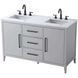 Millie 54 X 35 inch Grey Bathroom Vanity Cabinet
