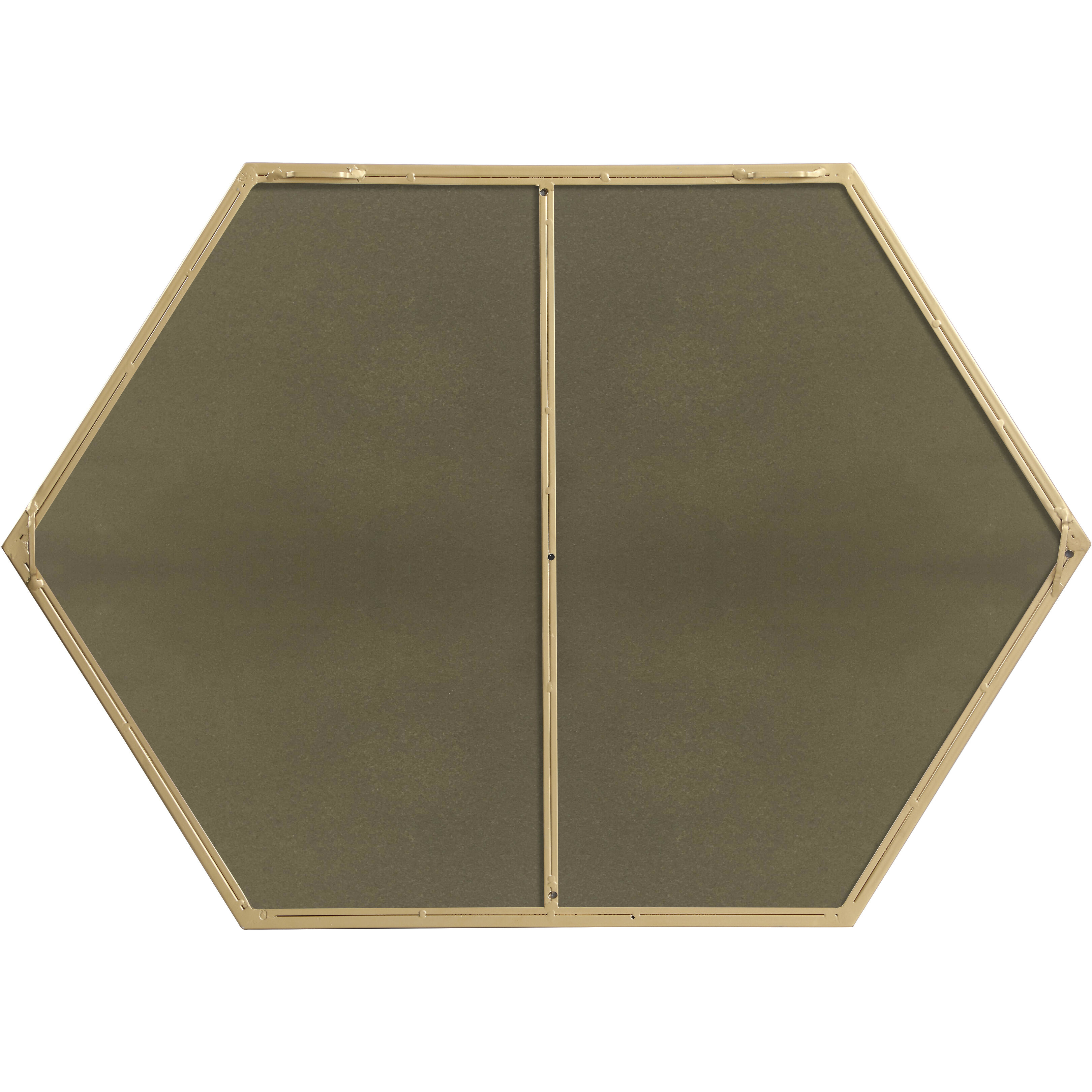 Eternity 34 X 24 inch Brass Wall Mirror