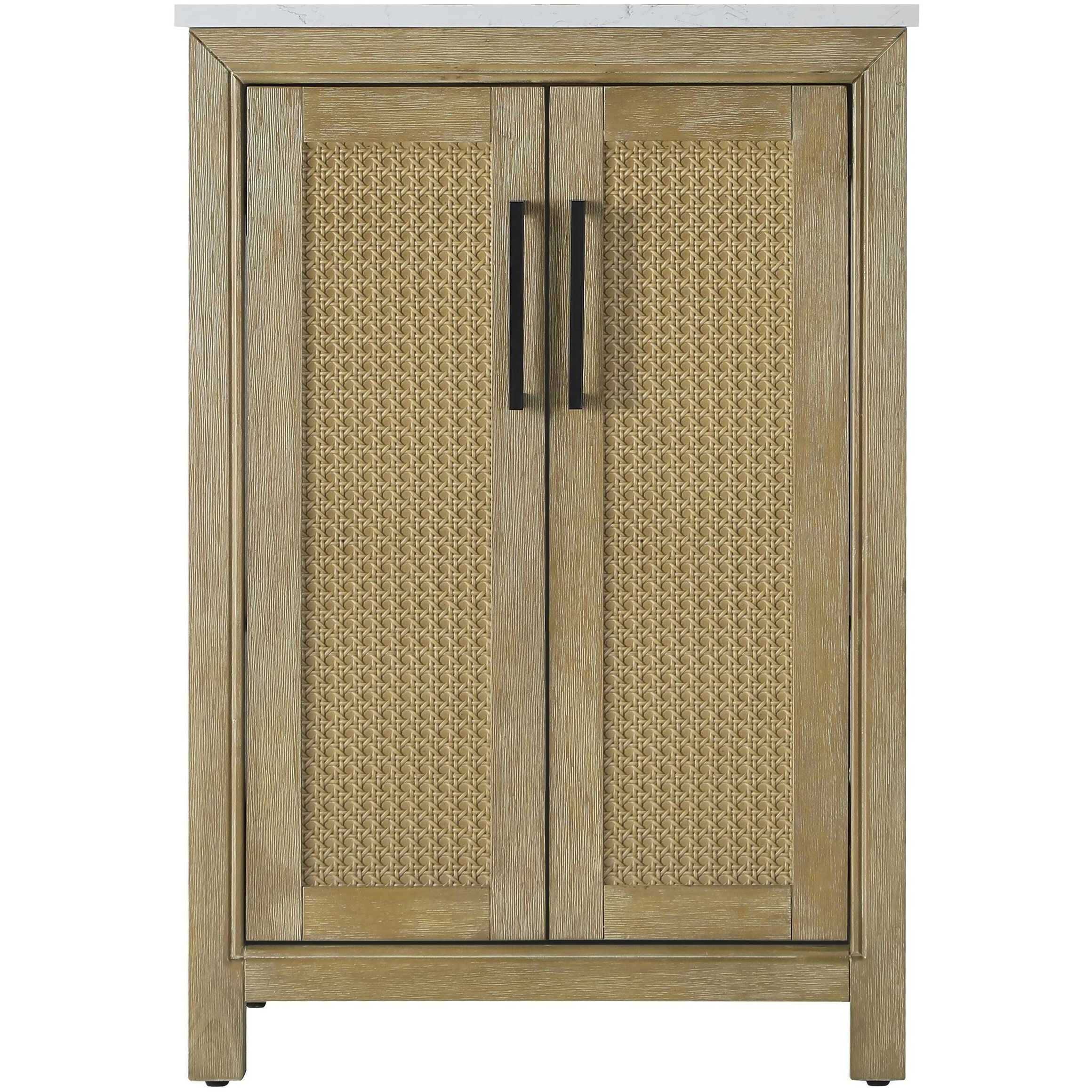 Alina 24 X 35 inch Linen Oak Bathroom Vanity Cabinet