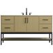 Lennox 60 X 34 inch Honey Brown Bathroom Vanity Cabinet