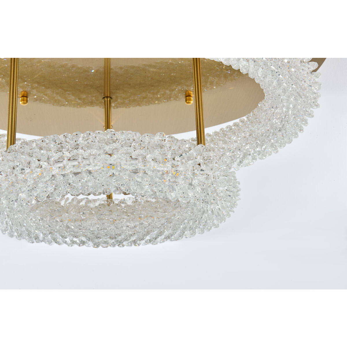 Bowen crystal flush mount top