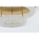 Bowen 2 Light 22 inch Satin Gold Flush Mount Ceiling Light