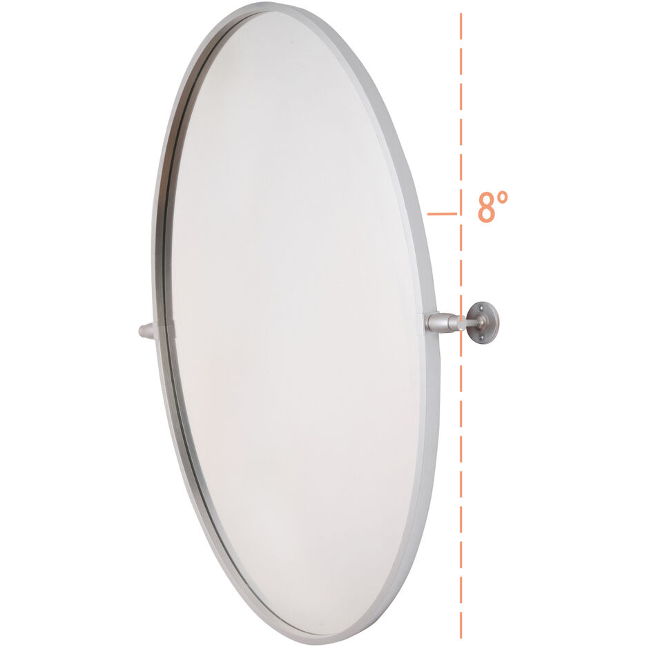 Everly 32 X 21 inch Silver Mirror