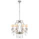 Diana 8 Light 31 inch Vintage Silver Leaf Chandelier Ceiling Light, Urban Classic