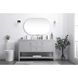 Heath 60 X 21.5 X 35 inch Grey Vanity Sink Set