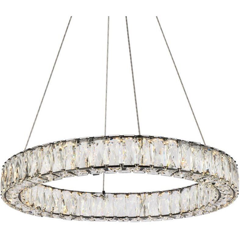 Monroe 1 Light 23 inch Black Pendant Ceiling Light