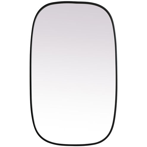 Brynn 40 X 24 inch Black Mirror in 24 x 40