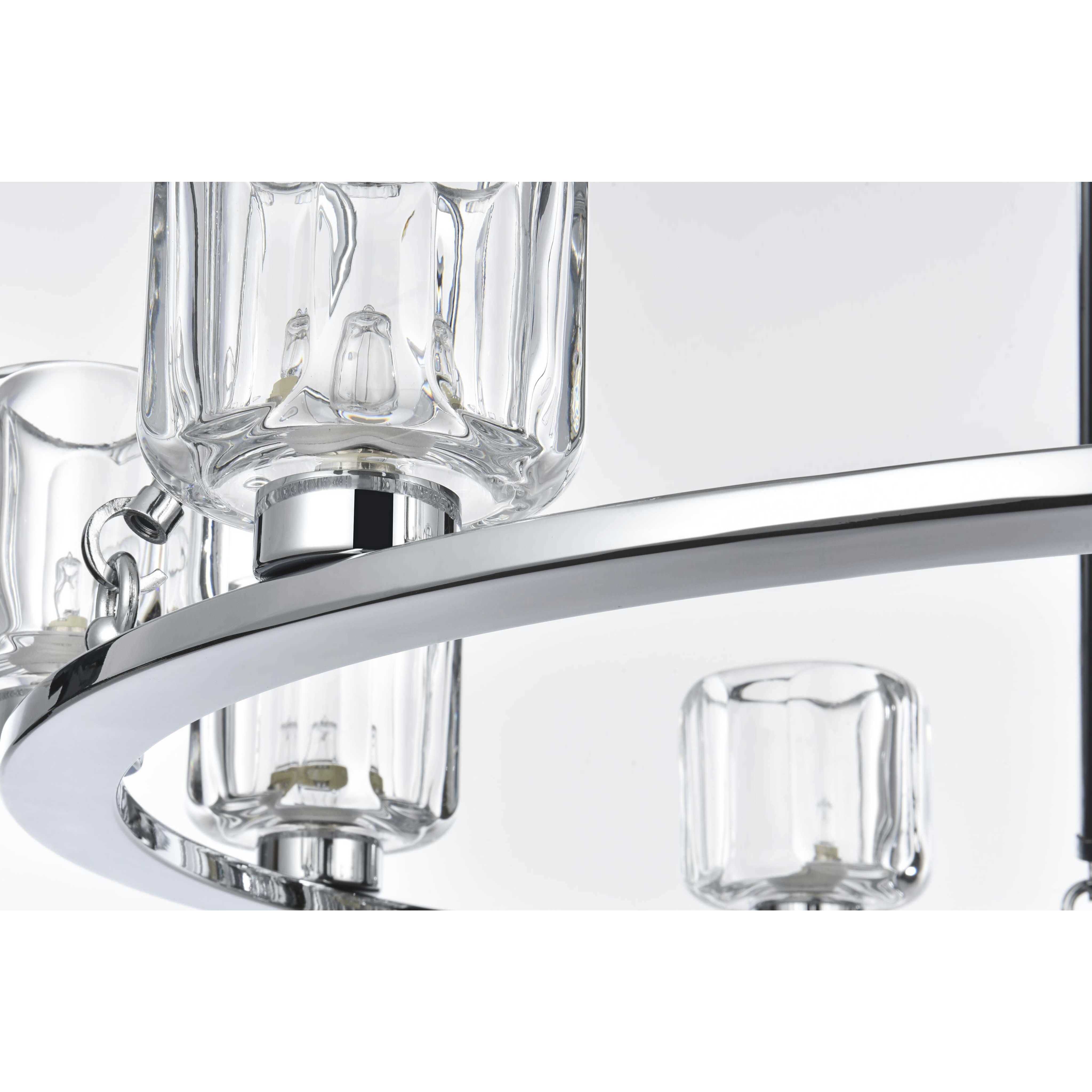 Cadence 9 Light 32 inch Chrome Chandelier Ceiling Light