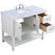 Metropolis 42 X 22 X 33.75 inch White Vanity Sink Set