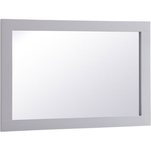 Aqua 36 X 24 inch Grey Wall Mirror