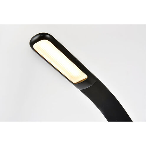 Illumen 26 inch 4 watt Matte Black LED Desk Lamp Portable Light, with USB Port