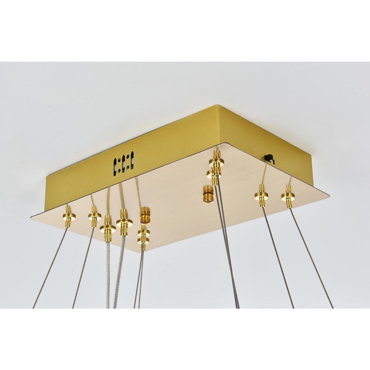 Bowen 2 Light 18 inch Satin Gold Chandelier Ceiling Light