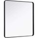 Remy 42 X 42 inch Black Mirror