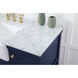 Clement 48 X 22 X 34 inch Blue Bathroom Vanity Cabinet