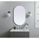 Asha 40 X 24 inch Silver Mirror in 24 x 40
