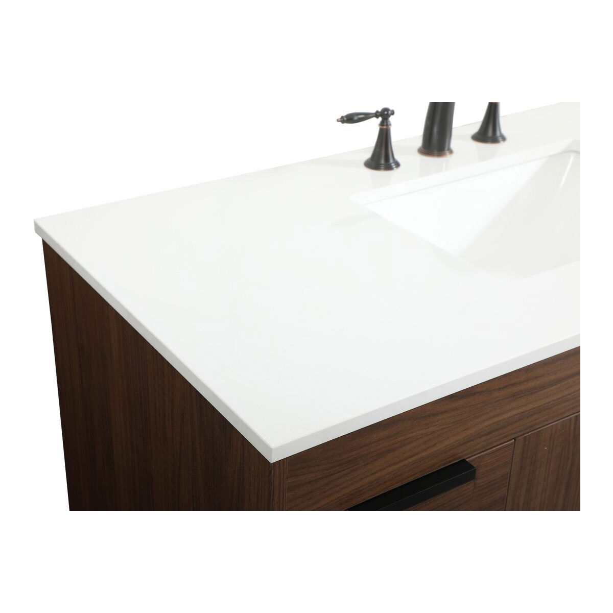 Eugene 48 X 22 X 34 inch Walnut Vanity Sink Set
