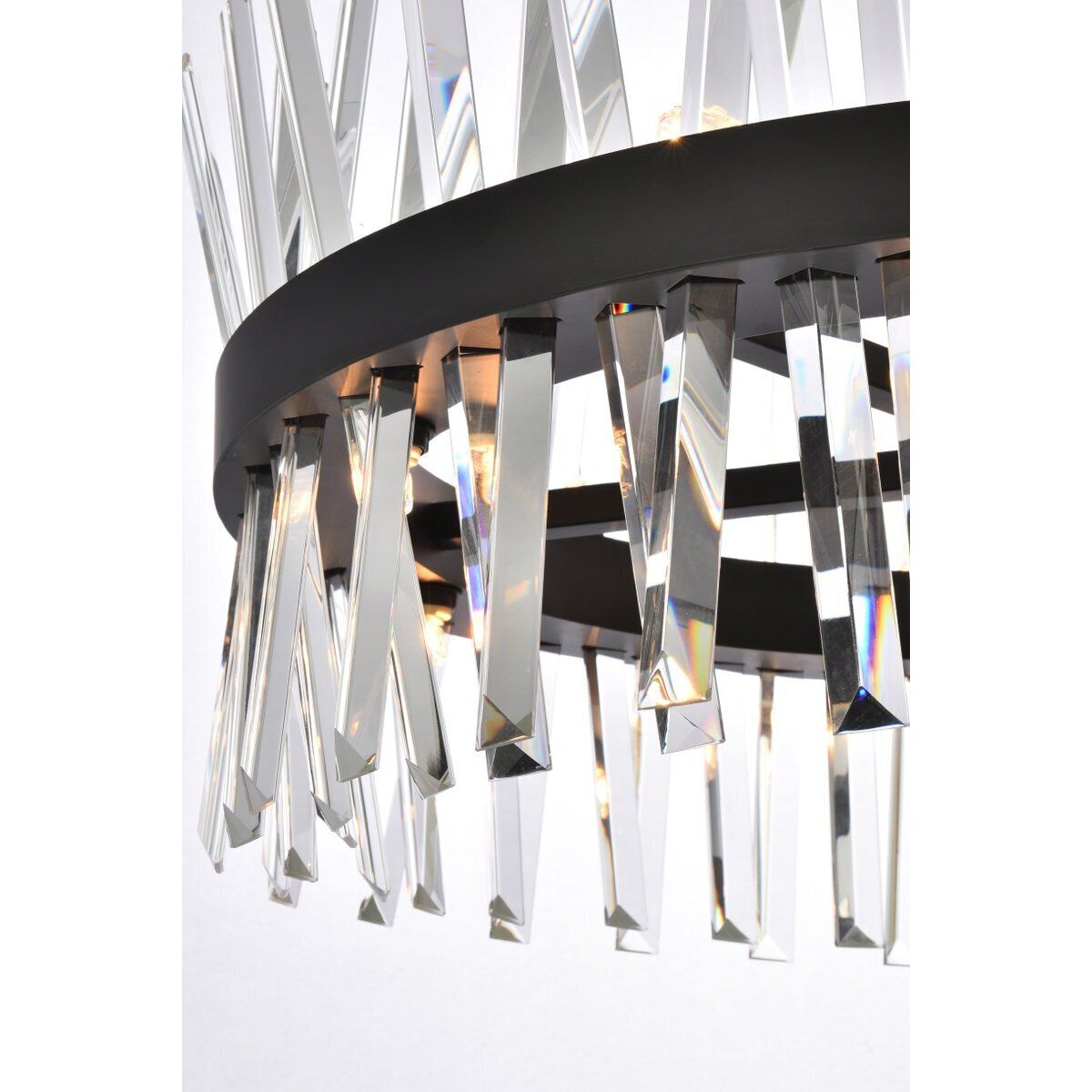 Serephina 14 Light 25 inch Black Pendant Ceiling Light