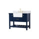 Clement 42 X 22 X 34.13 inch Blue Bathroom Vanity Cabinet