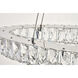 Monroe LED 41 inch Chrome Chandelier Ceiling Light