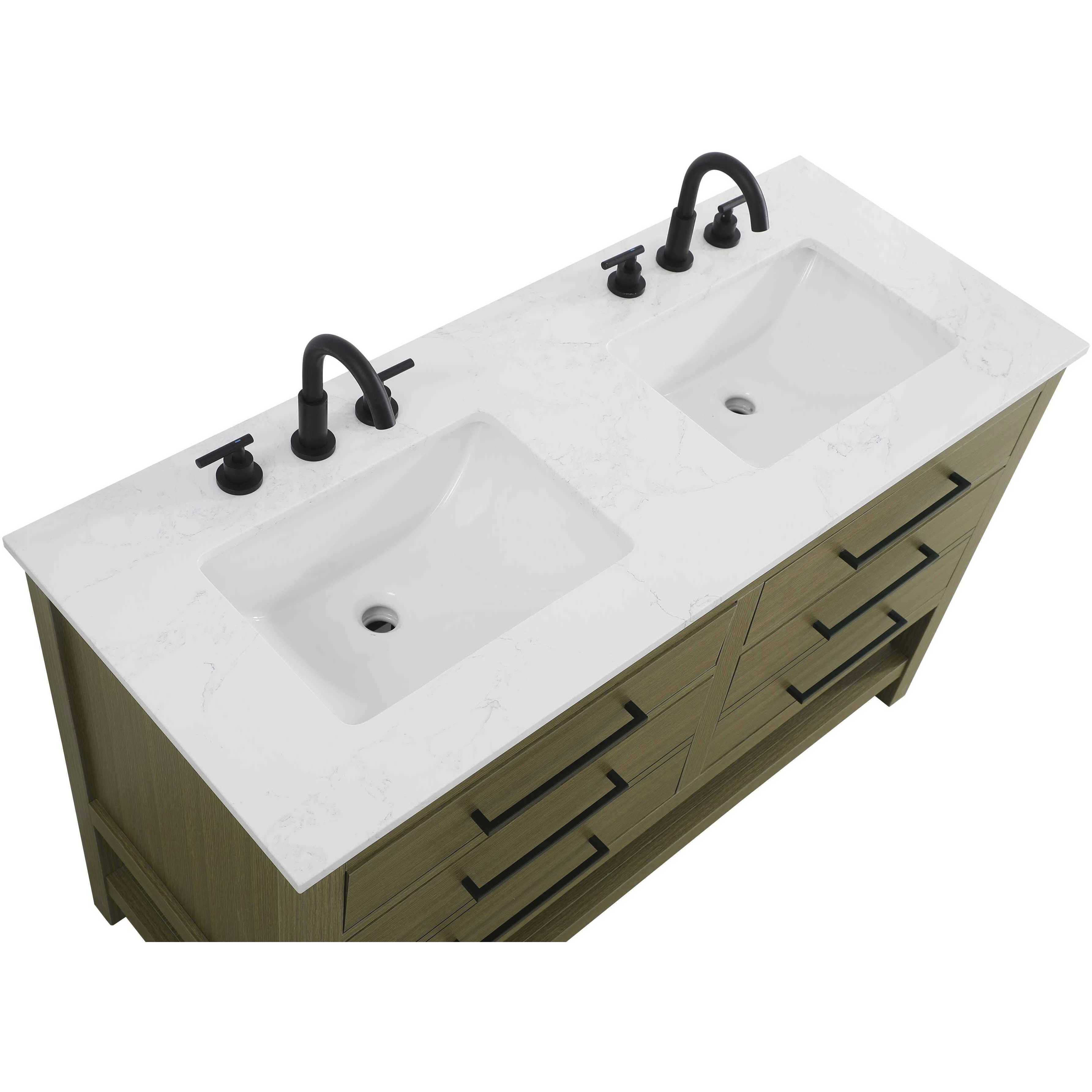 Karson 54 X 34 inch Chestnut Brown Bathroom Vanity Cabinet in 2