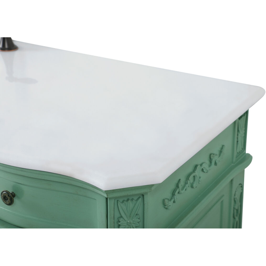 Danville 60 X 21 X 36 inch Vintage Mint Vanity Sink Set
