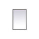 Pier 30 X 18 inch Black LED Mirror