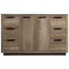 Blake 54 X 22 X 34 inch Natural Oak Vanity Sink Set