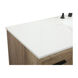 Eugene 60 X 22 X 34 inch Natural Oak Vanity Sink Set